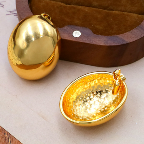 Half Circle Earrings 18K Gold Plated