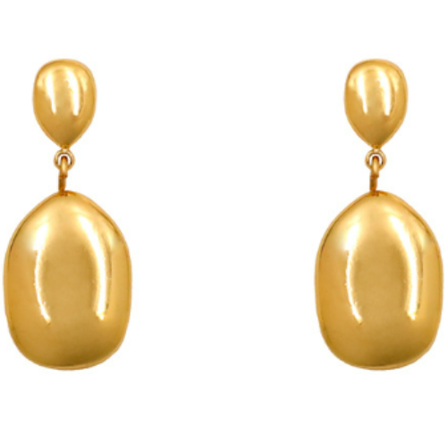 Natural Drop Shape Hollow Earrings