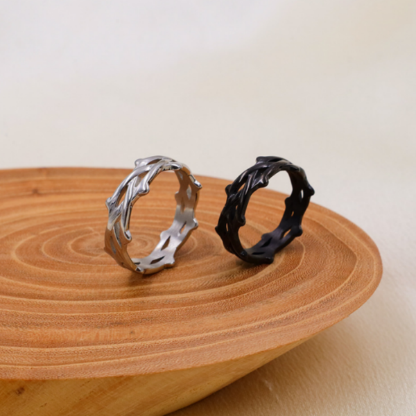 Twining Branches Rings Machining