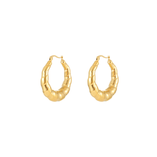 Ribbed Hollow Earrings supplier