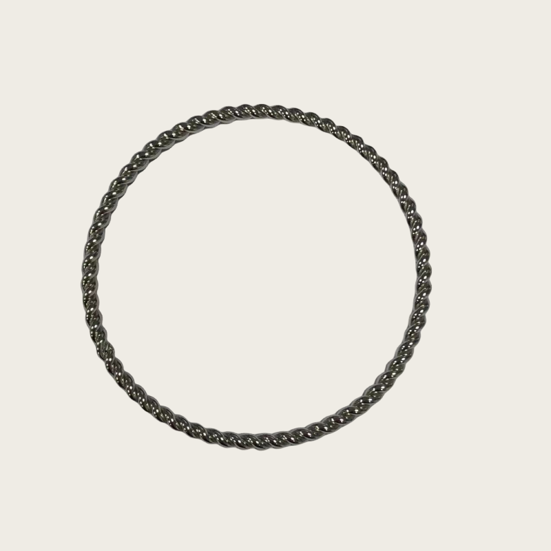 Silver Twisted - Rope - Style Bracelet supplier